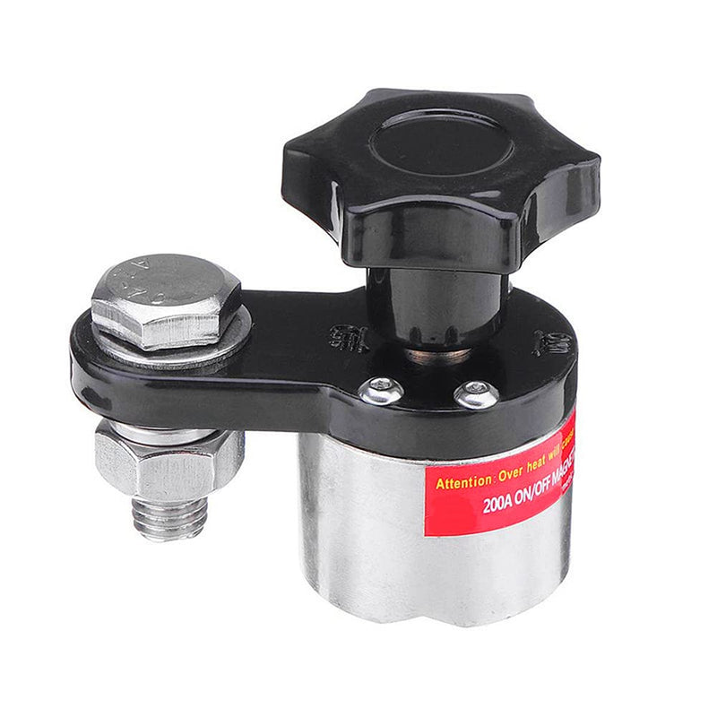 200A Magnetic Welding Ground Clamp, Switchable Magnet Welding Holder, Grounding Magnetic Connector Earth Switch for Welding Fixed 200a