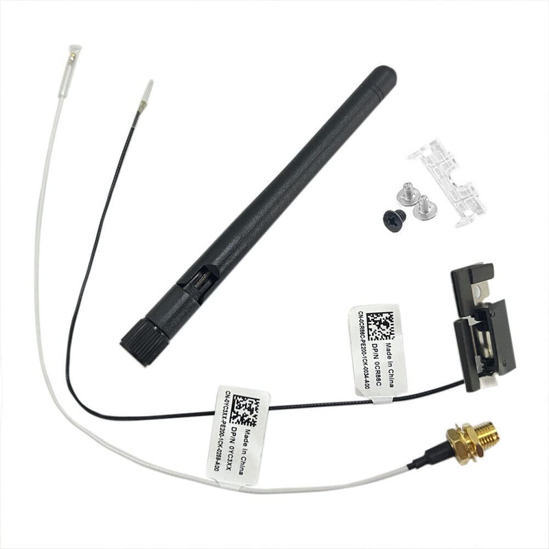 Zahara 2.5G MFF WiFi Antenna Cable for DELL OptiPlex 3020 3040 3050 3060 3070 5050 7040 7050 7060 7070 9020 3040M 3050M 5050M 7040M 7050M 9020M D09U001 FWR8V YC3XX P9YC5 0F3XFM 0WF4V9 0CR86C