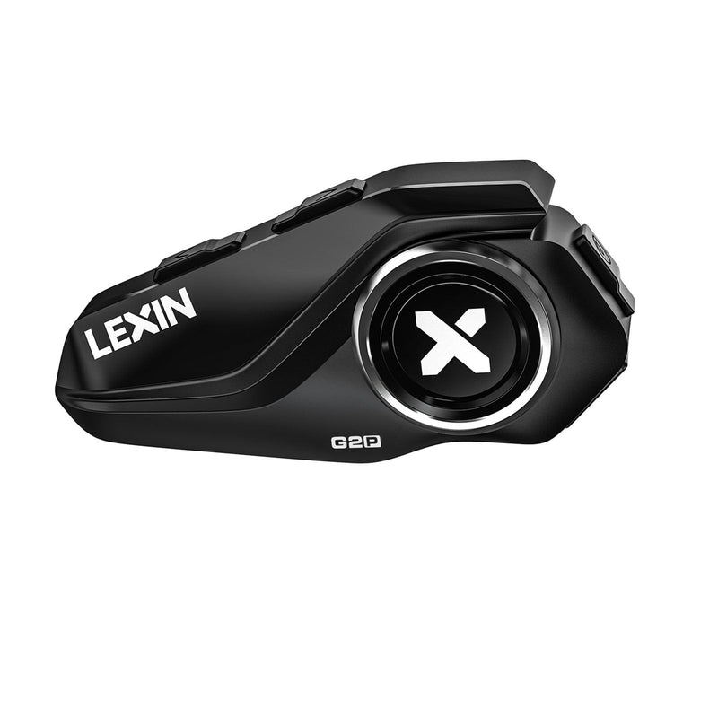 LEXIN G2P Motorcycle Helmet Bluetooth Headset, Group Intercom Communication System, FM Radio/ 6 Shells/Universal Pairing/Private Talk/Noise Cancellation, Fit for Snowmobile/ATV, 1 Pack G2P Single Pack