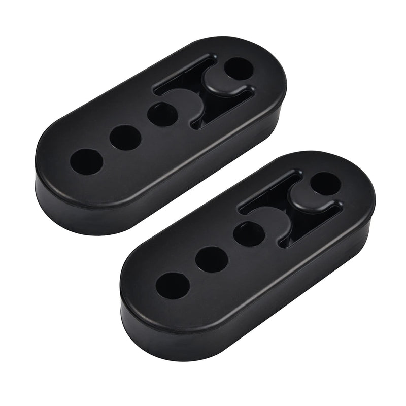 EVIL ENERGY Exhaust Hanger Rubber Adjustable Insulator Bushing Mount 4 Holes Universal 4PCS 2