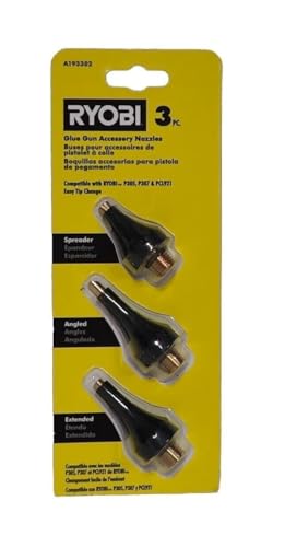 RYOBI 3-Piece Glue Gun Nozzle Set - A193302 - Hot Glue Gun Accessories