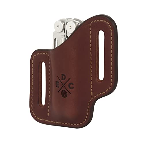 Multi Tool Sheath Fits 1.2" Wide Leatherman, Gerber or SOG Tools Chestnut