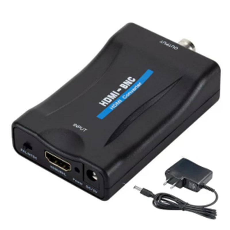 HDMI to BNC Converter Adapter - HD Digital Video in Female BNC Coax Connector Composite Box