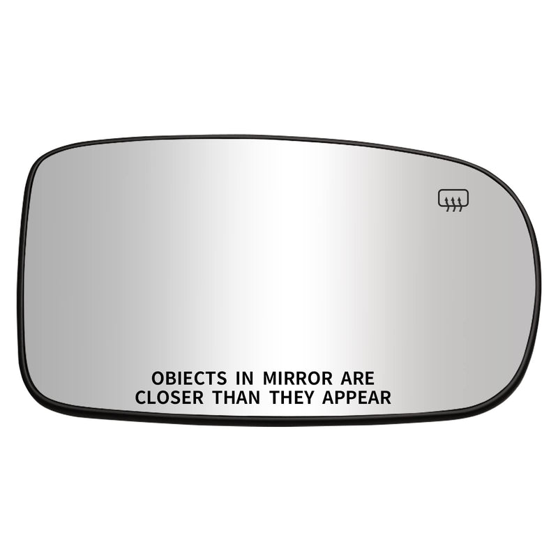 Passenger Side Mirror Replacement for 2011-2017 Chrysler 200, 2012-2021 Chrysler 300, 2011-2021 Dodge Charger, 2012-2021 Dodge Challenger Mirrors Glass - Convex Heated Right Rear View Mirror Passenger Side (Right)