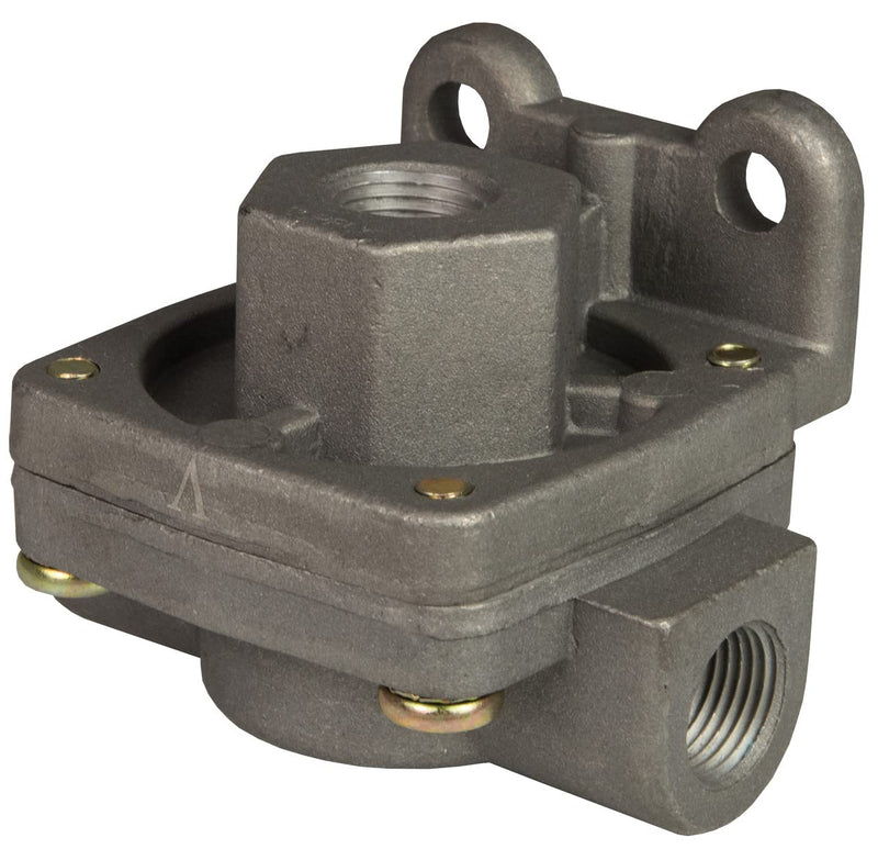 Tectran TV229859 Heavy Duty Quick Release Valve | 3/8" NPT Inlet | 3/8" NPT Outlet (Replaces Bendix 229859, KN32005)
