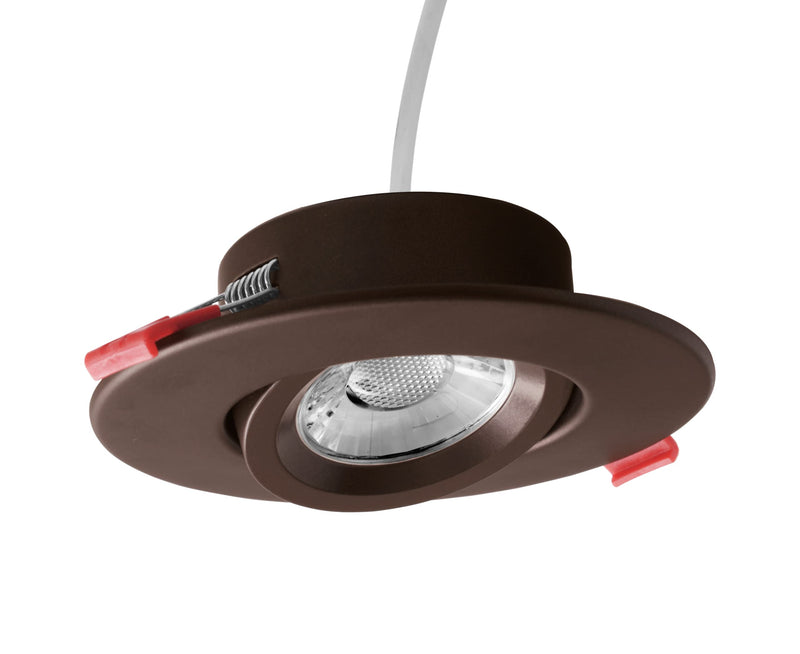 DGC 4-inch Oil-Rubbed Bronze Selectable Canless Adjustable Gimbal LED Recessed Downlight (DGC43120SRDOB) 4 Inches