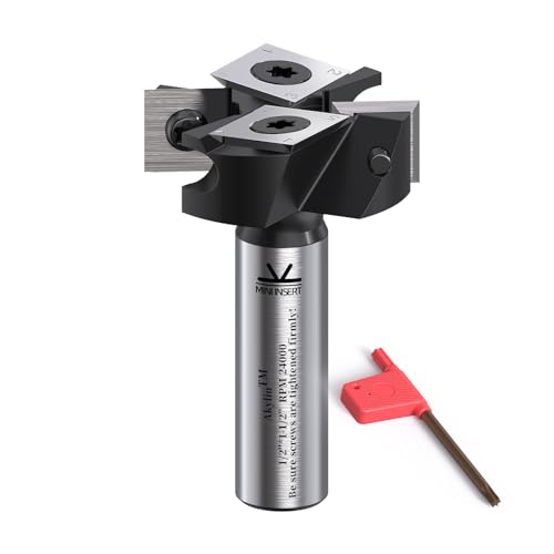 Slab Flattening Router Bit 1-1/2" Dia.1/2" Shank,2+2 Wings 1-1/2" Dia,2+2 Wings,1/2"SHK
