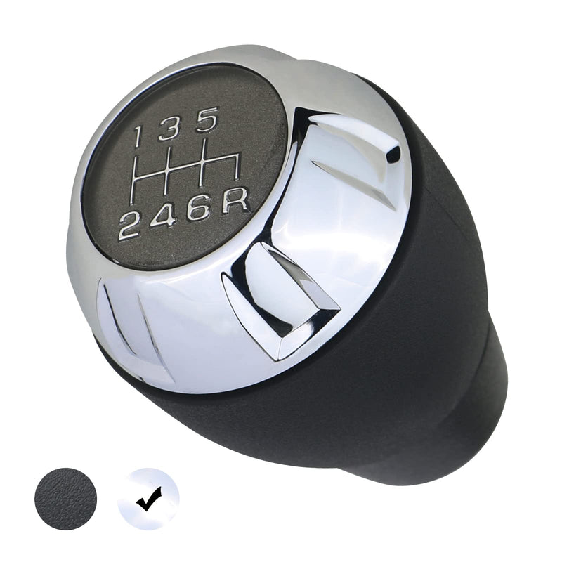 APPERFiT Shift Shifter Knob for Manual Transmission Chrome 68085312AB Compatible with Jeep Wrangler JK 2011 2012 2013 2014 2015 2016 2017 2018 Gear Shifter 2011-2017 Shift Knob