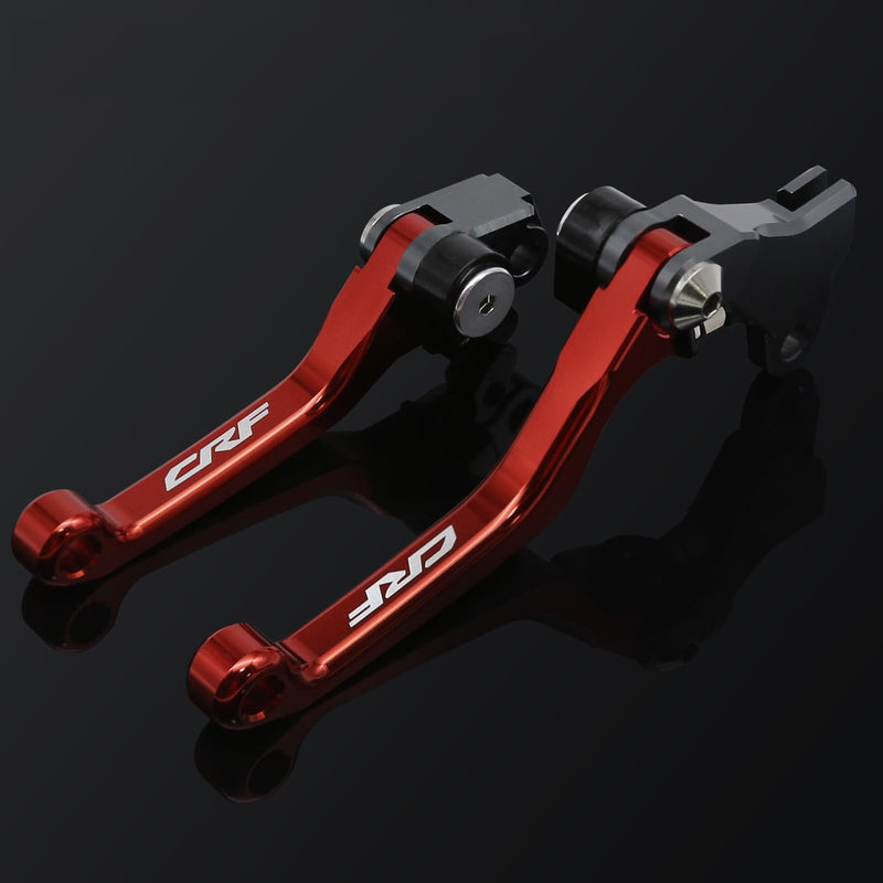 Dirt Bike Clutch Brake Pivot Levers for CRF125F CRF 125 F 125FB 2020 2021 2022 2023 2024 2025 Foldable CNC Red CRF125F 2020-2023