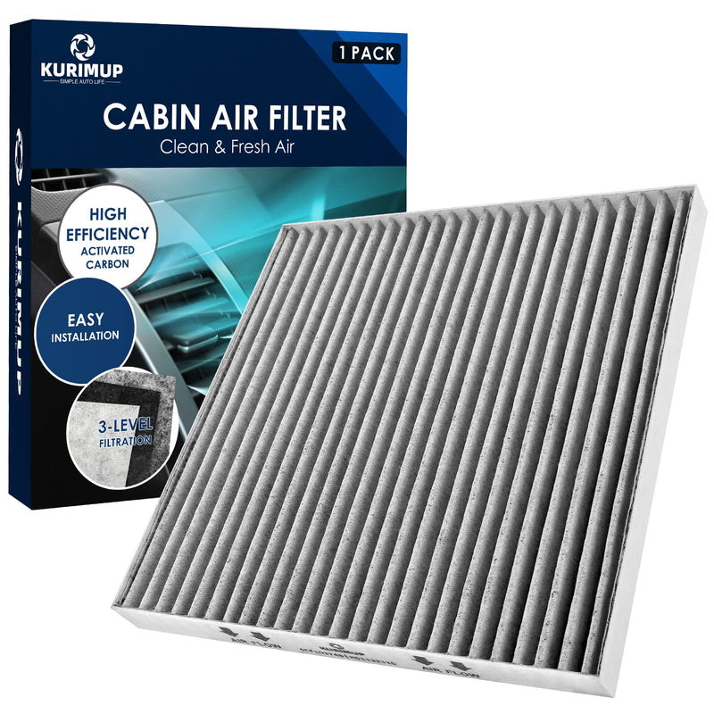 Premium Cabin Air Filter with Activated Carbon,Replacement for CF10374(CP374), Fit for Toyota Tacoma (2005-2021)/Dodge Dart (2013-2016)/Pontiac Vibe (2003-2008). 8.2" x 8.9" x 1"