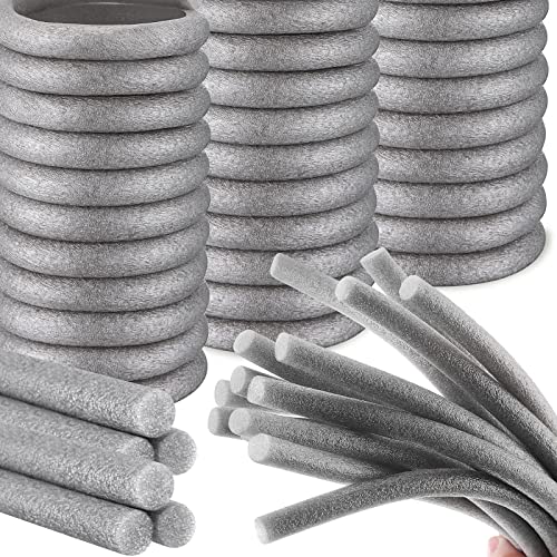 300 Ft Caulk Saver Foam Backer Rod 3/8 Inch Rope Caulk Foam Backer Rod for Gaps and Joints Backing Concrete Filler Gray Rope