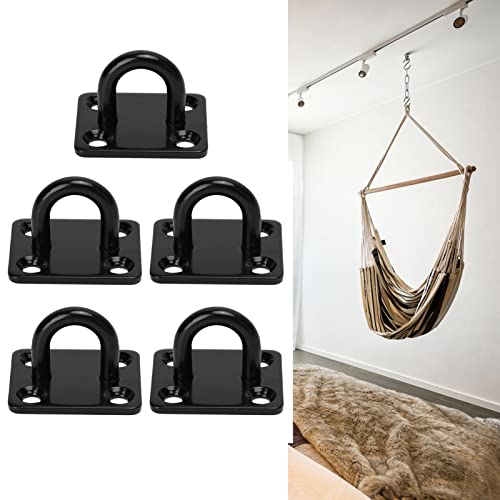 Tissting 5-Pack 304 Stainless Steel Wall Mount Ring Hooks 1.97×1.57in