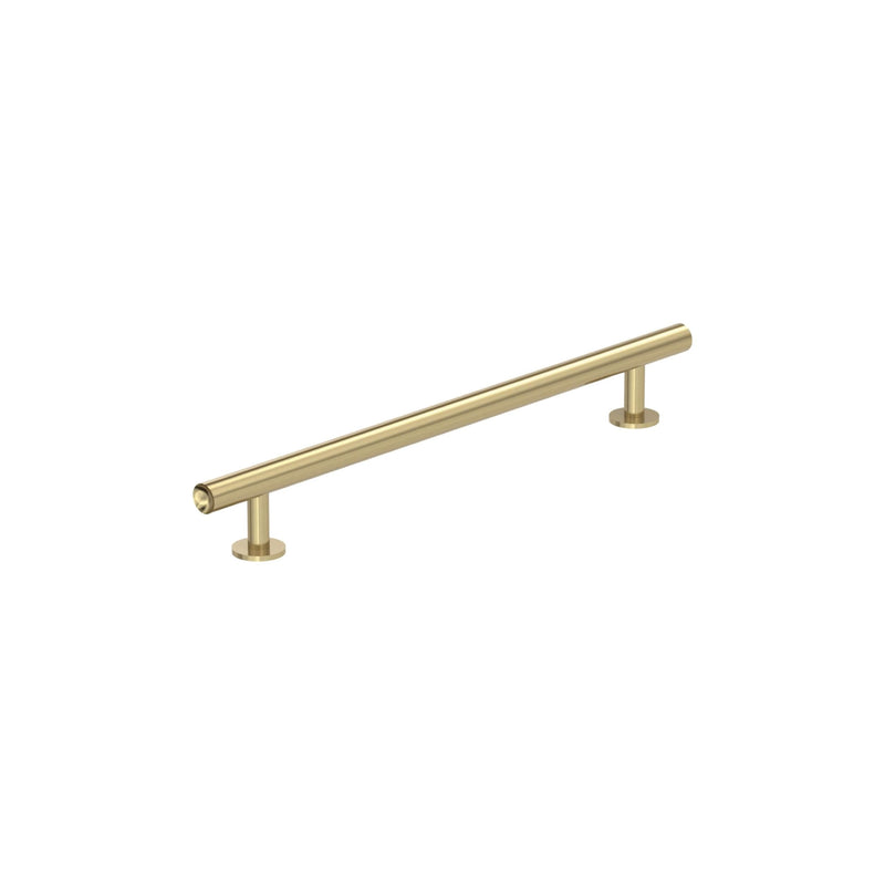 Amerock | Cabinet Pull | Golden Champagne | 7-9/16 inch (192 mm) Center-to-Center Drawer Pull | Radius | Kitchen and Bath Hardware | Furniture Hardware