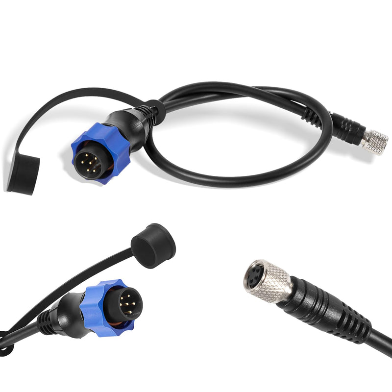 1852060 MKR-US2-10 Universal Sonar 2 Adaptor Cable Fits for Lowrance Fish Finder US2 Sonar Transducer for Minn Kota Trolling Motor #29594