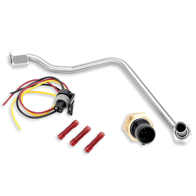 Exhaust Back Pressure EBP Tube Sensor and Wire 3C3Z9D477BA 598-113 1840078C1 Compatible with Ford 6.0L Powerstroke Diesel 2003-2004 2003-2004 6.0L