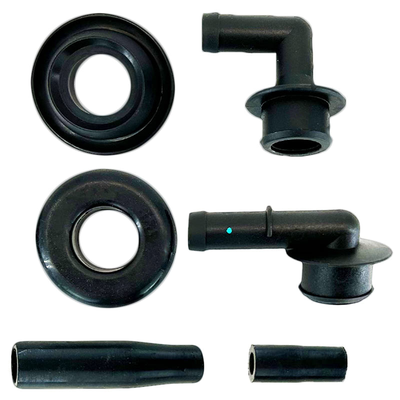 53013360AA VENT VALVE ELBOW & GROMMET & VALVE COVER BREATHER SET for Je/ep Grand Cherokee 4.0L 2000 2001 2002 2003 2004 Replace 53030497 2946079 47079 42344 2P1042