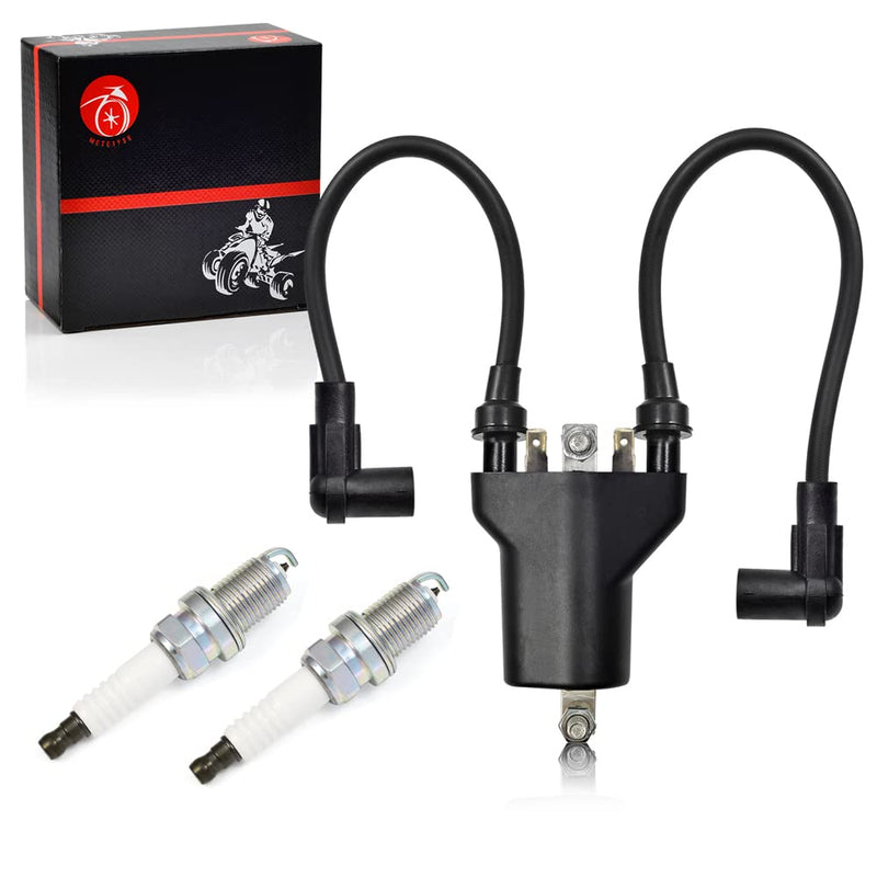  [AUSTRALIA] - Ignition Coil Pack & spark plug + Cap For EZGO 1991-2002 TXT Robin 295cc 350cc 4 Cycle Gas Golf