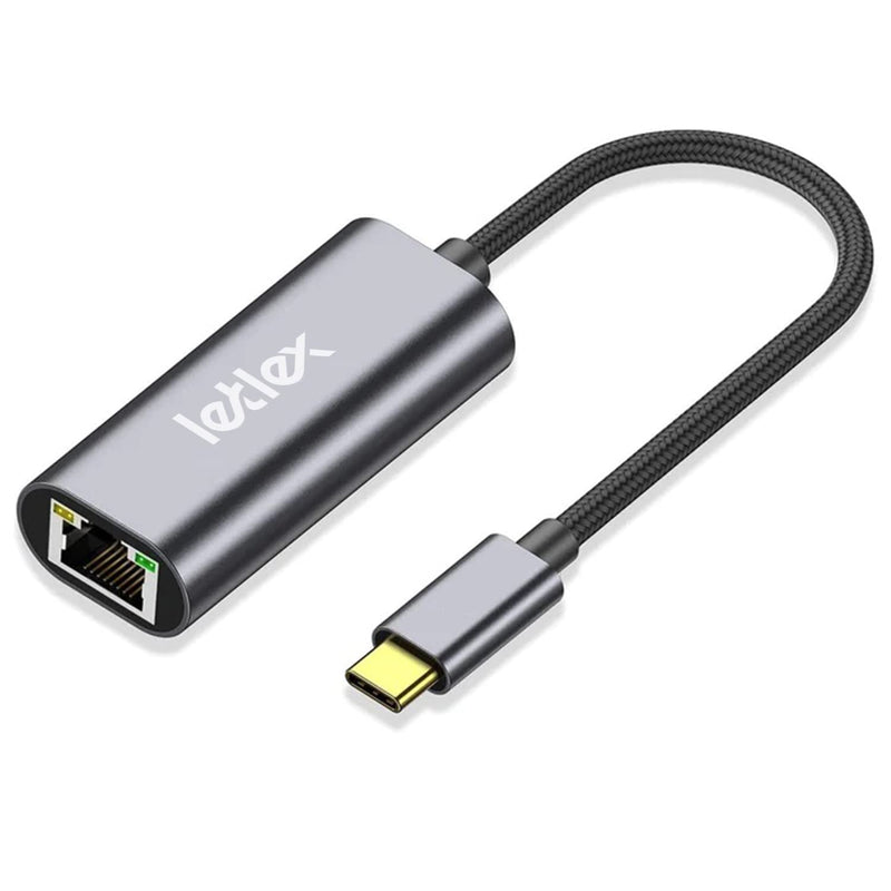 USB C to Ethernet Adapter, 1000 Mbps USB-C Gigabit Ethernet Adapter Compatible with MacBook Pro and Air for Thunderbolt 3 USB 4, Ethernet to Type C USBC Adapters for Mac Windows Android