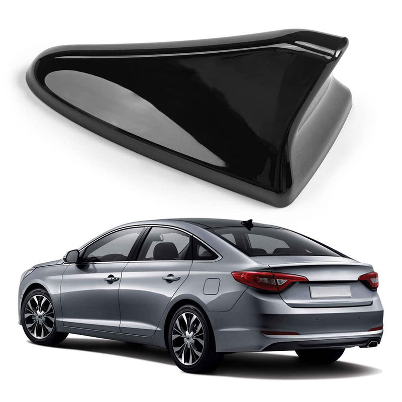 Shark Fin Antenna Cover,Car Roof Antenna Caps fit for Kia Optima 2014-2020,Sonata 2015 2016 2018 2019,Genesis Sedan G80 2015-2017,Genesis Coupe 2013-2015,Elantra Sedan 2011-2016,(Not Sport) Black(Specified Car)