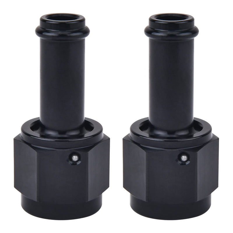 EVIL ENERGY 6AN Female to 3/8" Barb Hose Fitting Straight Swivel 2PCS 6AN to 3/8 Inch