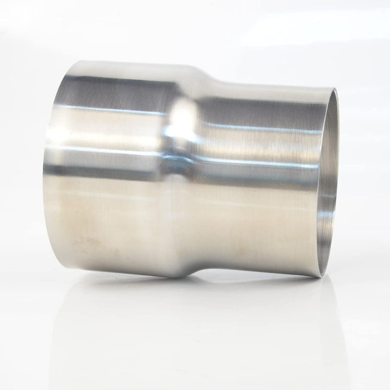 Universal ID 2.5 Inch to OD 3 Inch Exhaust Adapter, Stainless Steel Exhaust Coupler(2 1/2" ID to 3" OD), Pipe Adapter Whole Length 3.6 Inch ID 2.5" to OD 3"