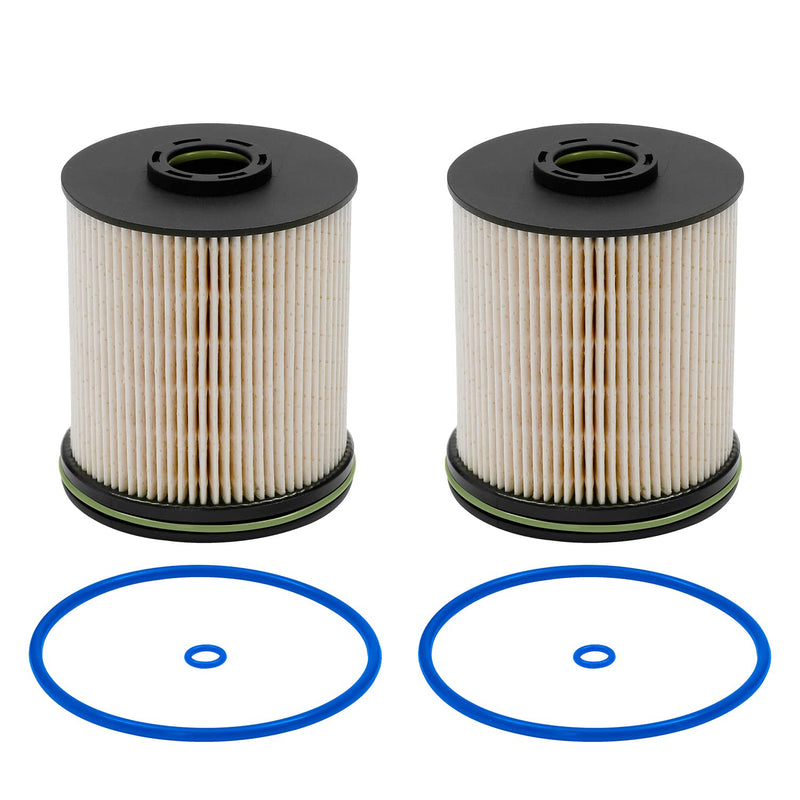 TP1015 Fuel Filter for 6.6L Duramax Diesel Compatible with 2017-2025 Chevy Silverado/GMC Sierra 2500HD 3500HD, 2014-2019 Chevy Cruze | Replaces# 23304096, 13539108, 23456595, with Seals (2 Pack) 2 Pack