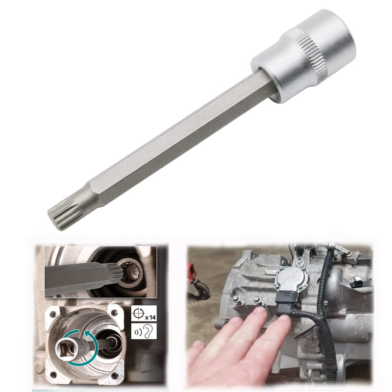 DSG Gearbox Clutch Motor Electromechanical Unit Unlocking Tool for Ford DPS6 / 6DCT250 Focus Car Motors Transmission Ford Focus DPS6 Clutch Reset Actuator Tool 3/8 Drive