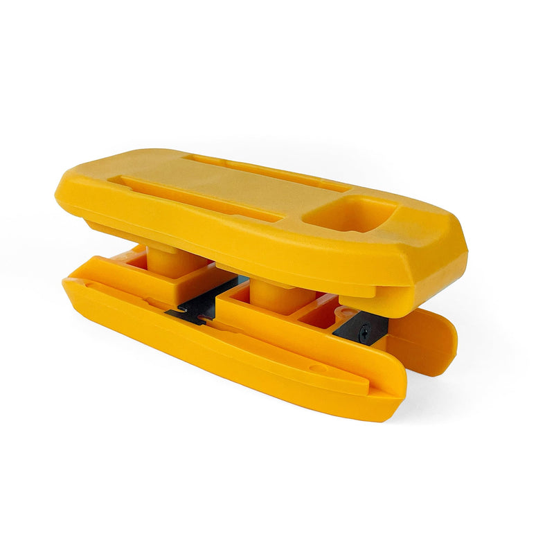 Furndiy 3in1 Edge Banding Trimmer - Edgebanding Trimmer - Edgebanding Cutter - Veneer Cutter - Melamine Trimmer - Melamine Cutter - Edgebanding Trimming - Double Edge Trimmer - Woodworking Tool Orange