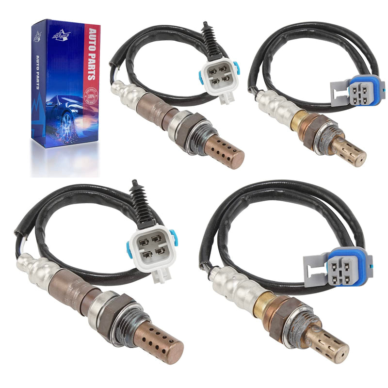 O2 Oxygen Sensor 234-4668 234-4256 Upstream Downstream Replacement for Cadillac Escalade Chevy GMC 1500 Silverado Suburban Yukon Set of 4