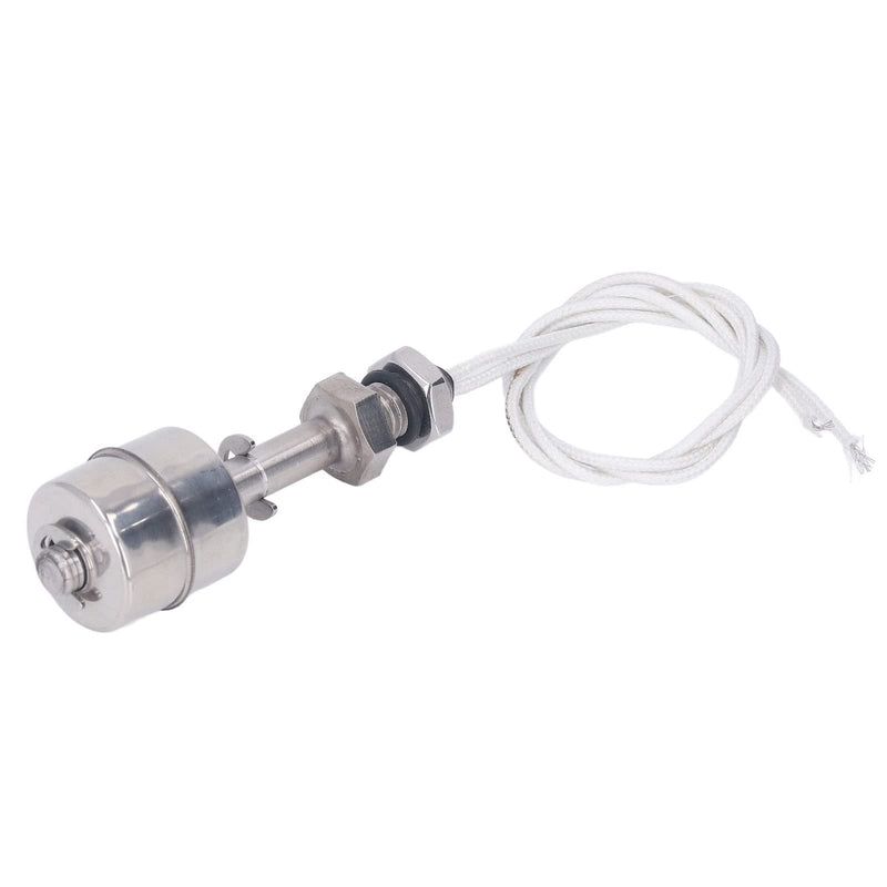 Kadimendium Liquid Level Float Switch ，10mm Stroke Stainless Steel Liquid Water Oil Level Switch Sensor 0‑220V 65mm L Water Level Float Sensor