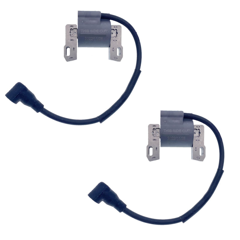 2Pcs Ignition Coil Compatible with Briggs & Stratton 401000 405000 407000,18-22HP Intek V-Twin Engine,Replaces Part #592846, 691060, 799651