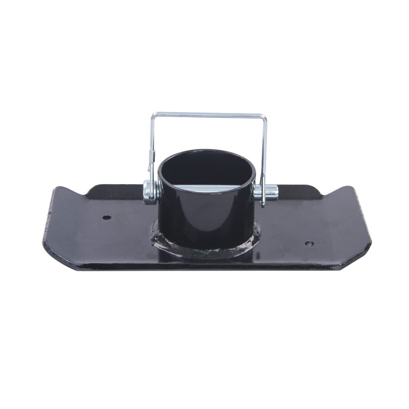 5000lbs Trailer Jack Foot Plate with Pin Base, Black