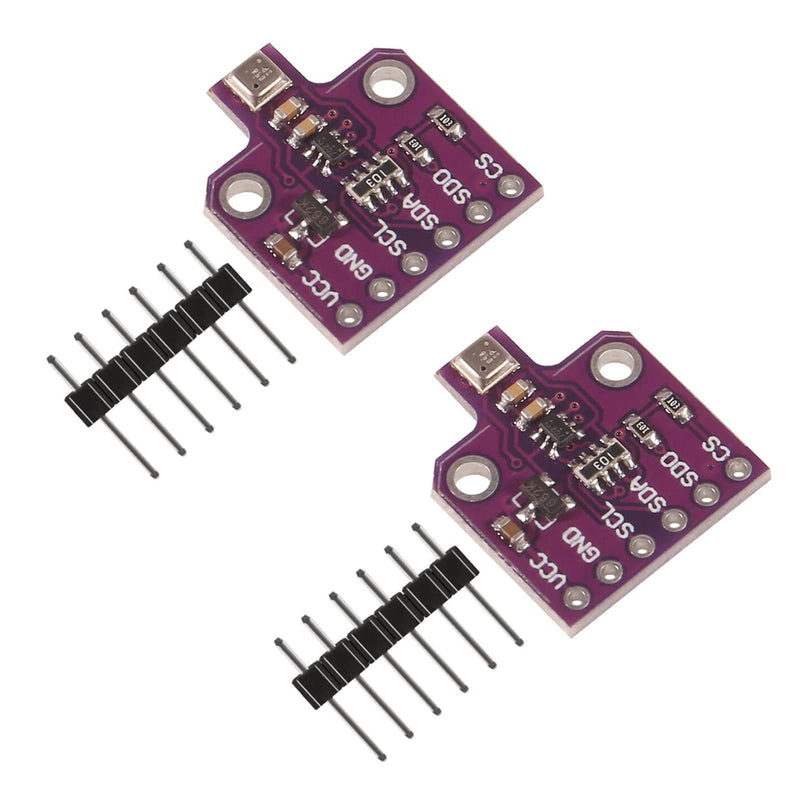 BME680 Digital Temperature Humidity Pressure Sensor Breakout Board Compatible for Arduino Raspberry Pi ESP8266 3~5VDC BME680 (2pcs) 2pcs
