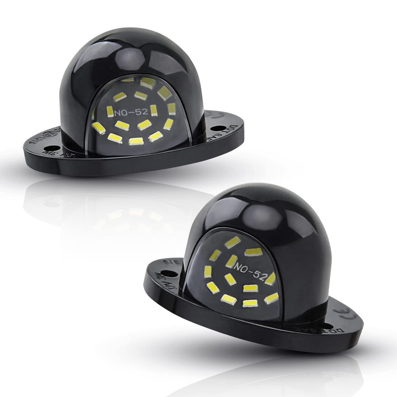 LED License Plate Lights Bright White Tag Lamp Assembly Replacement Compatible with 1994 1995 1996 1997 1998 1999 2000 2001 Dodge RAM 1500 2500 3500 Pickup Truck, Pack of 2