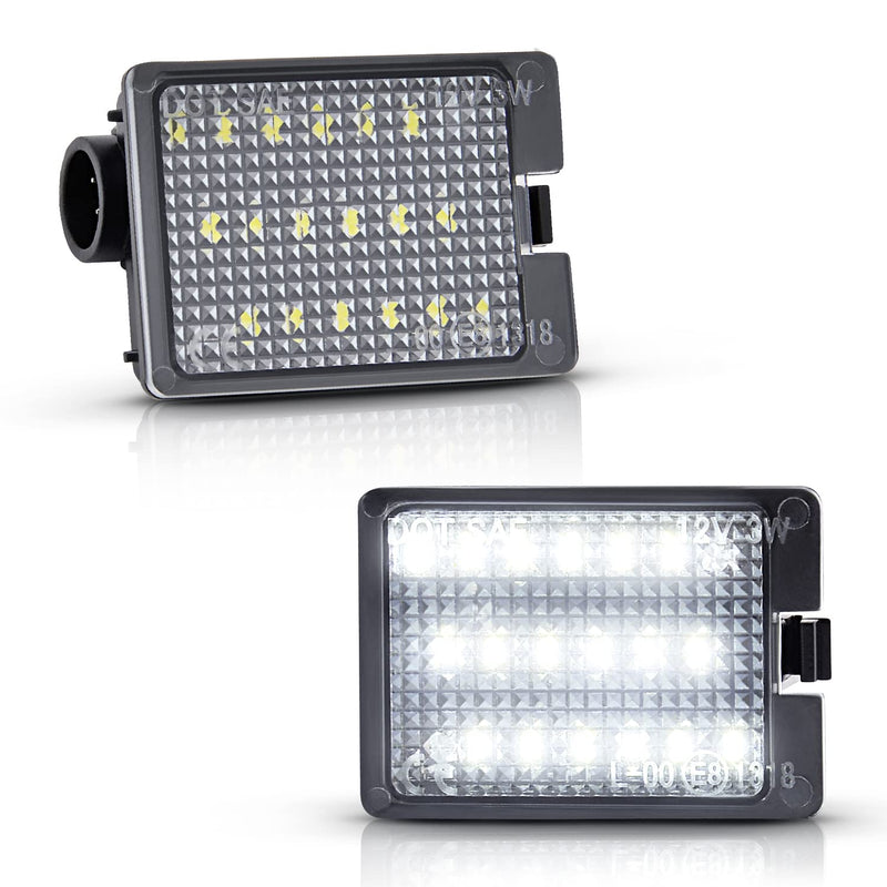 LED License Plate Lights Bright White Tag Lamp Assembly Replacement Compatible with 2014 2015 2016 2017 2018 2019 2020 2021 2022 Dodge Durango, Pack of 2