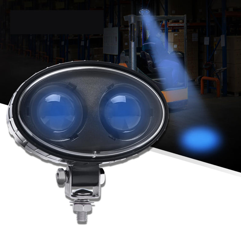 ONERAY Forklift Lights Blue Safety Zone Light 8W Warehouse Pedestrian Warning Spotlight DC10-100V 250LM 5.5inch