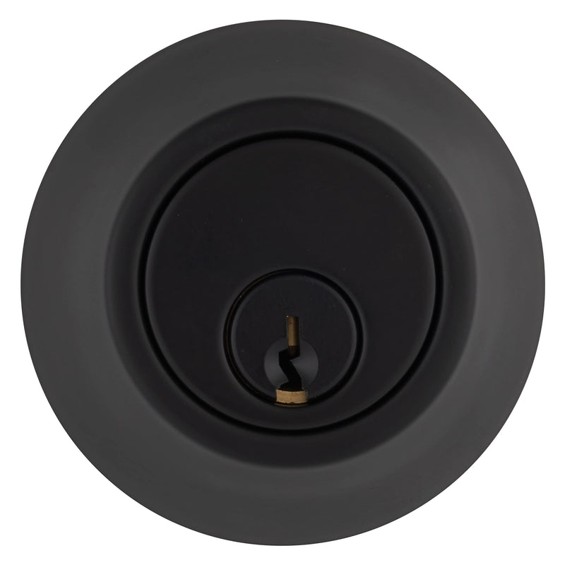 BRINKS Commercial - Single Cylinder Deadbolt Lock, Matte Black Finish - Meets ANSI Grade 1 Standards and has 3-Hour UL Fire Rating 1 Pack