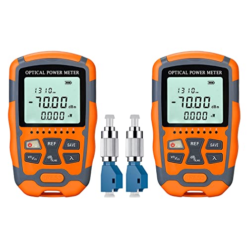 2PC Fiber Optic Tester (M70-30, OPM & VFL) with FC-LC Adapter 2