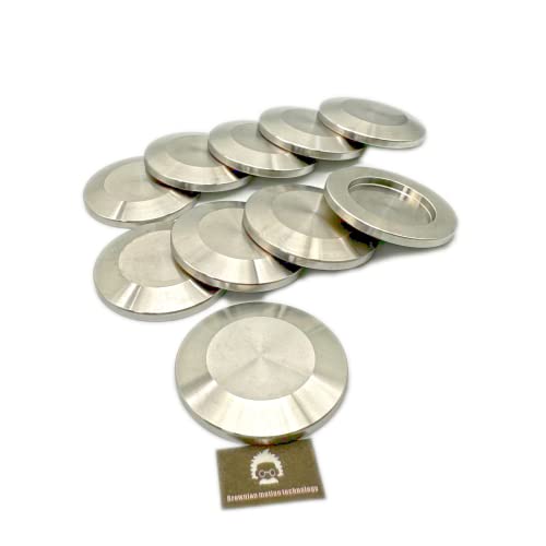 KF25 NW25 ISO-KF25 Flange Cap Flange Blind Flange Blank made of 316L 10pcs 316L KF25 10 PCs