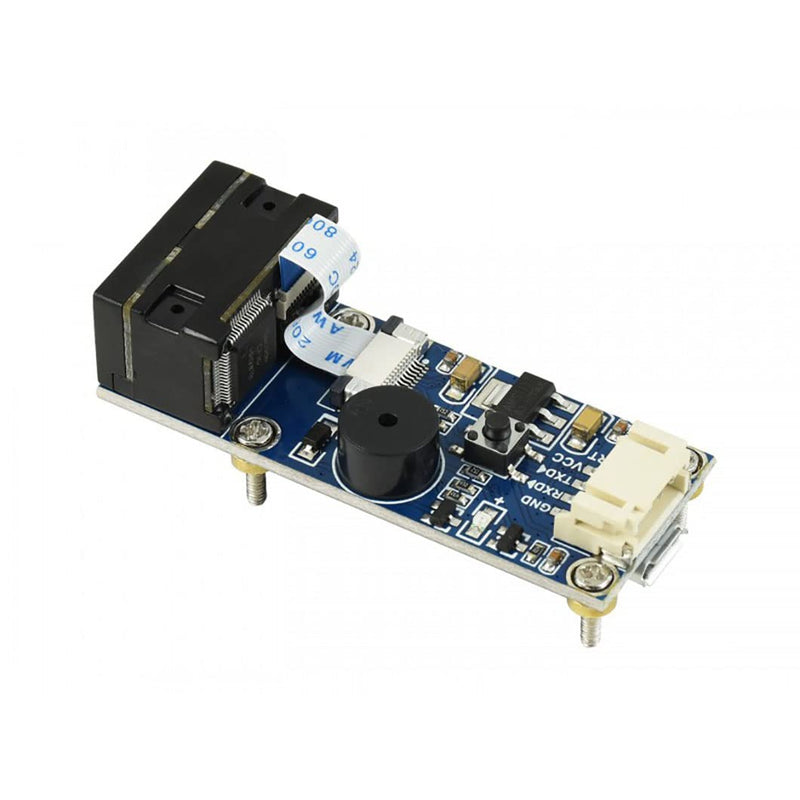 Barcode Scanner Module 1D/2D Codes Reader Kit Read Barcode, QR Code etc Onboard Micro USB and UART Serial Port Woks in The Dark