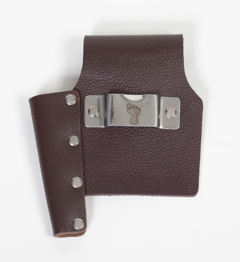 The Wood Shop Mate Heavy Duty Tape Measure Pencil Holder in Top Grain Leather Made to Last A Lifetime Pencil Holder on Left