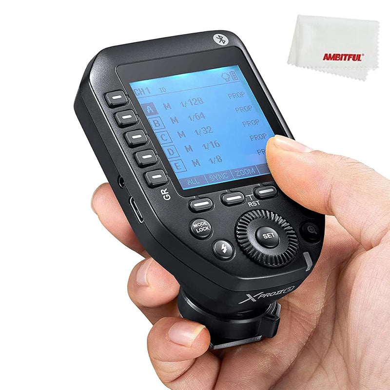 Godox XproII-S TTL 2.4G Wireless High Speed Sync 1/8000s, 11 Customizable Functions,5 Group Button,4 Function Buttons Offer Convenient Manipulation for Sony Camera (XPROII-S)