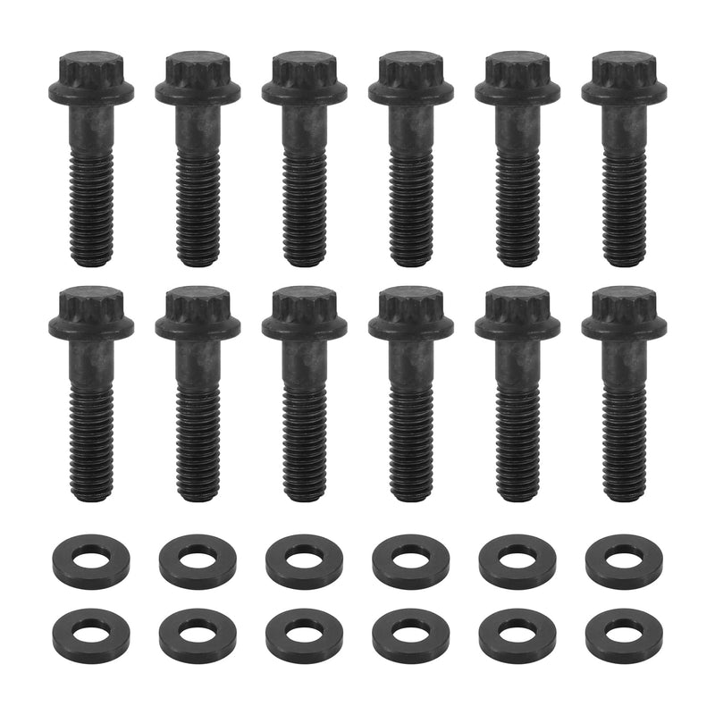 Dokili 134-1202 A.RP Chromoly Exhaust Header Bolt Kit 3/8˝ Wide for G.en III LS LS1 LS2 LS3 LS6 Pack of 12