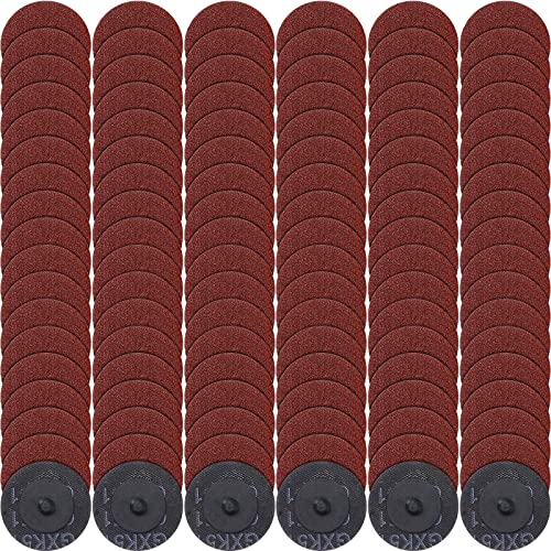 Newwiee 150 Pcs Sanding Disc 2 Inch 60 80 100 120 Grit Die Grinder Convenient Surface Finishing Sanding Disc Fine Medium Coarse Sandpaper for Surface Strip Grind Polish Burr Finish Rust (80 Grit) 80 Grit
