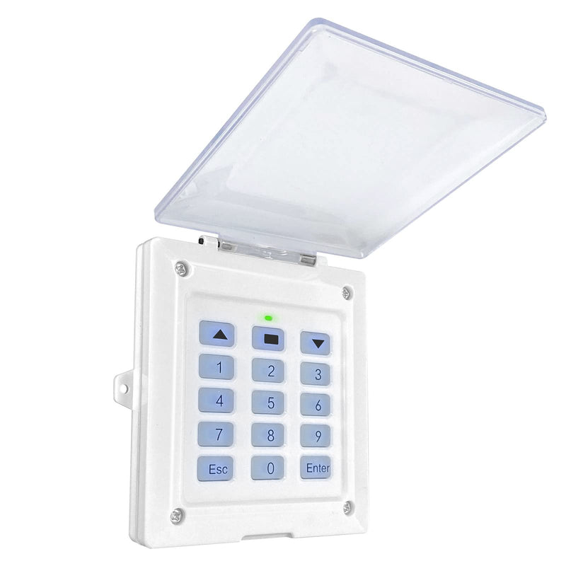 Blütezeit Wireless Keypad Digital Access System, Automatic Security Code Entry, Gate Operator Panel Remote Control for Automatic Sliding Gate Opener Motor Wireless MWK10