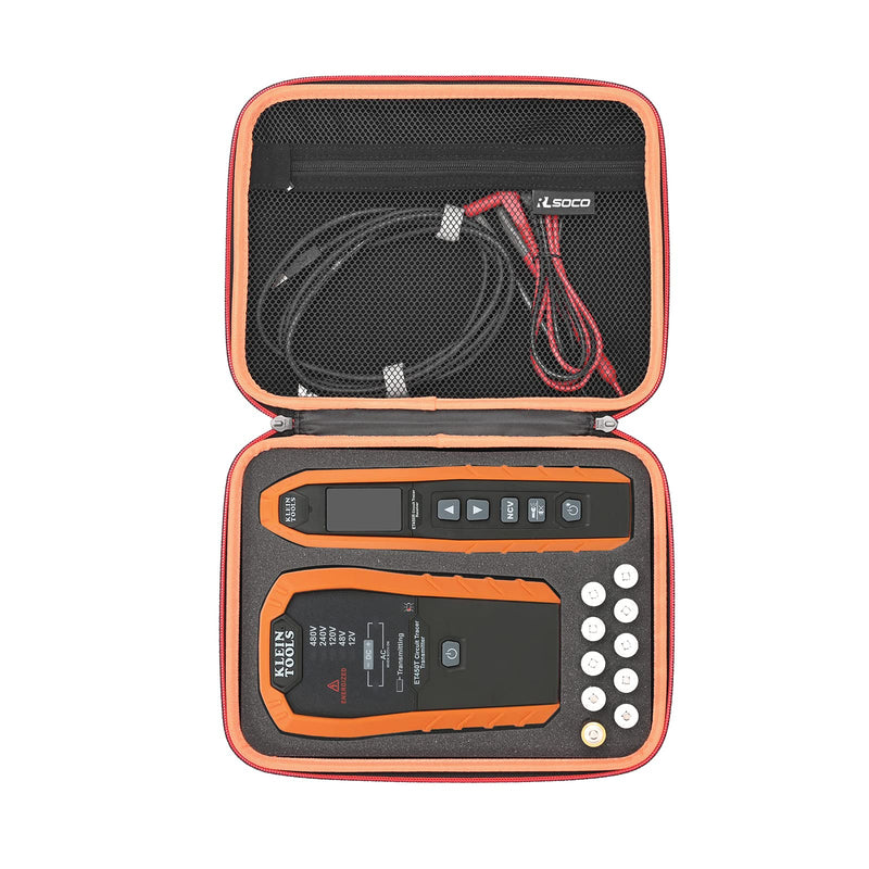 RLSOCO Carrying Case for Klein Tools ET450 Advanced Underground Circuit Breaker Finder and Wire Tracer Kit - Compact Tools Kit Organizer Case