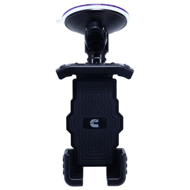 Cummins Windshield Phone Mount CMNWSPH - Suction Cup Phone Holder for Car or Truck Window or Dash Universal Fit - Black
