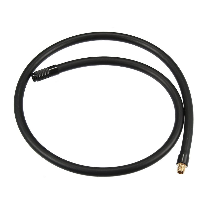 X AUTOHAUX 80cm Threaded Tire Inflator Extension Hose Chuck Adapter Air Pump Tube Tire Valve Connection Pipe for Car Truck Bike MTB Portable Compressor Copper Rubber 80cm Length