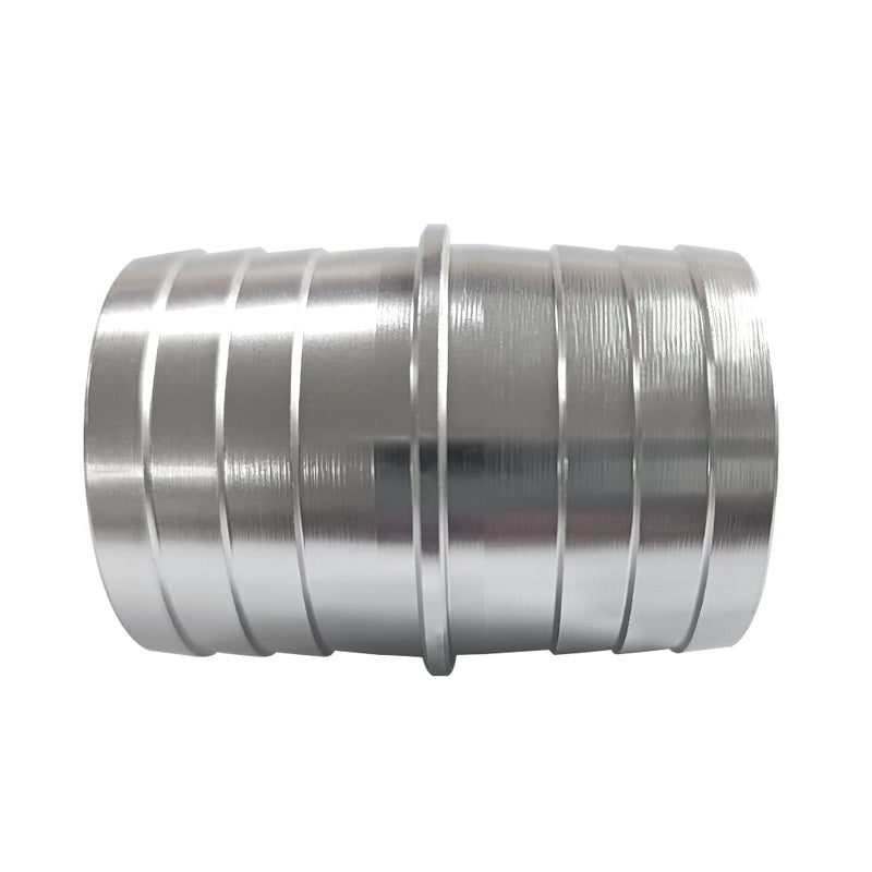 1-1/2 Inch Hose Barb Splice Coupler Repair Fitting, Aluminum Adapter Connector Radiator Coolant Intercooler Heat Exchanger Fluid Designed (1 pcs) 1-1/2"x1-1/2" 1.0