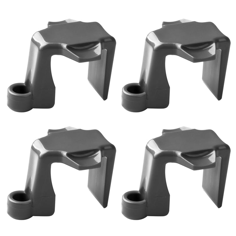 Boat Bumper Clips/Hangers/Adjusters/Cleats for Docking, Suitable for 1 Inch and 1.25 Inch Square Tube, Grey 4
